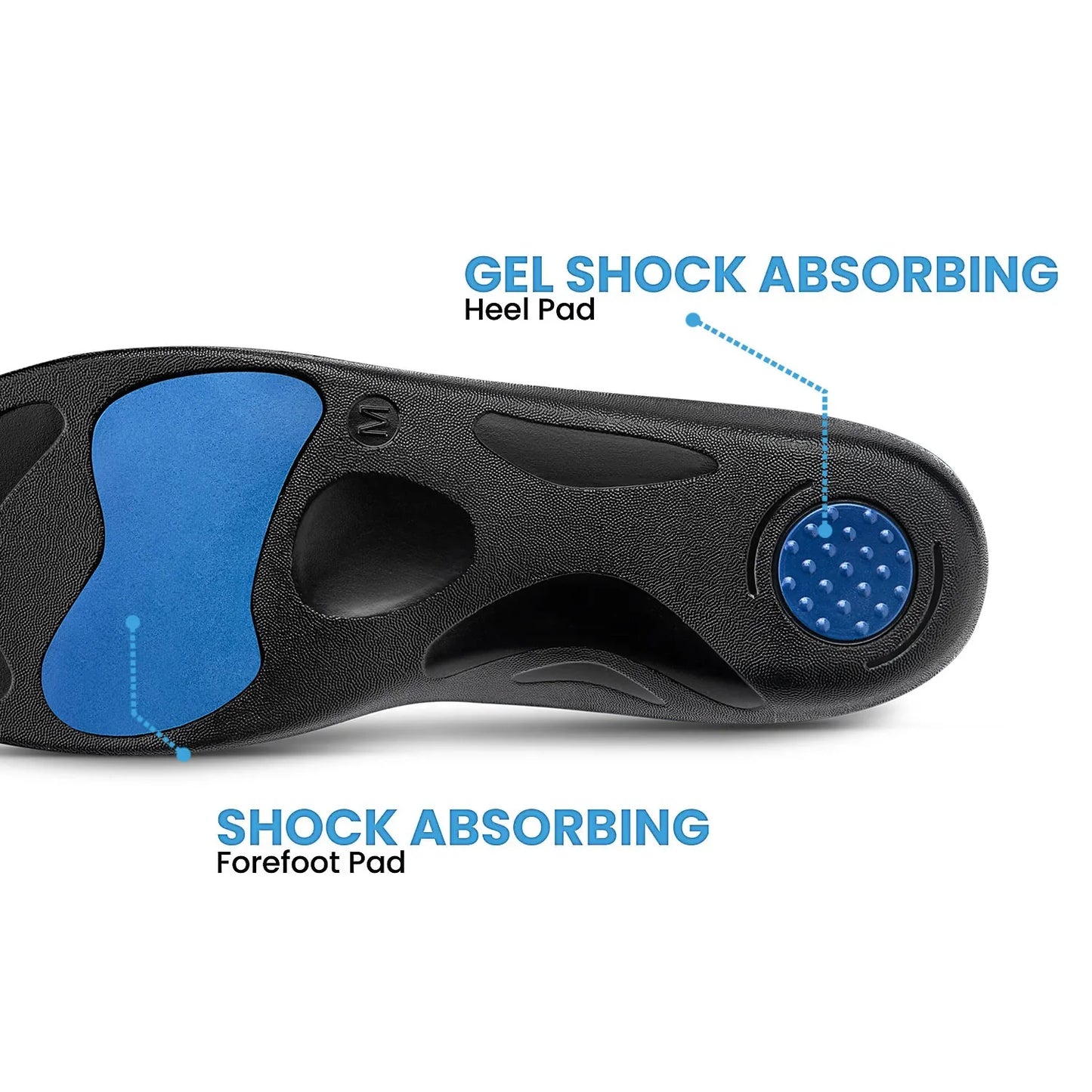 Orthopaedic Insert for Flat Feet – Premium Insole with Arch Support and Deep Heel Cradle - PTCCS