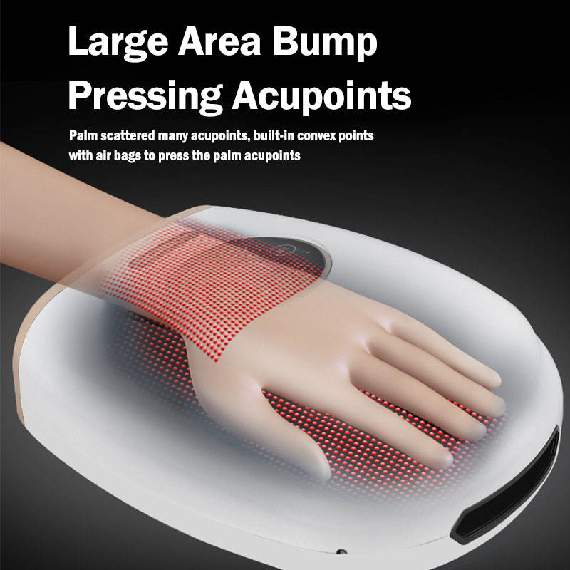 Heating Electric Therapy Hand Massager – Vibrating Acupressure Device for Palm & Wrist Relief - PTCCS