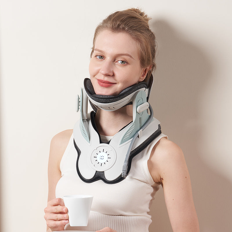 Neck and Shoulder Cervical Traction Device – Adjustable Neck Stretcher for Pain Relief and Posture Support - PTCCS