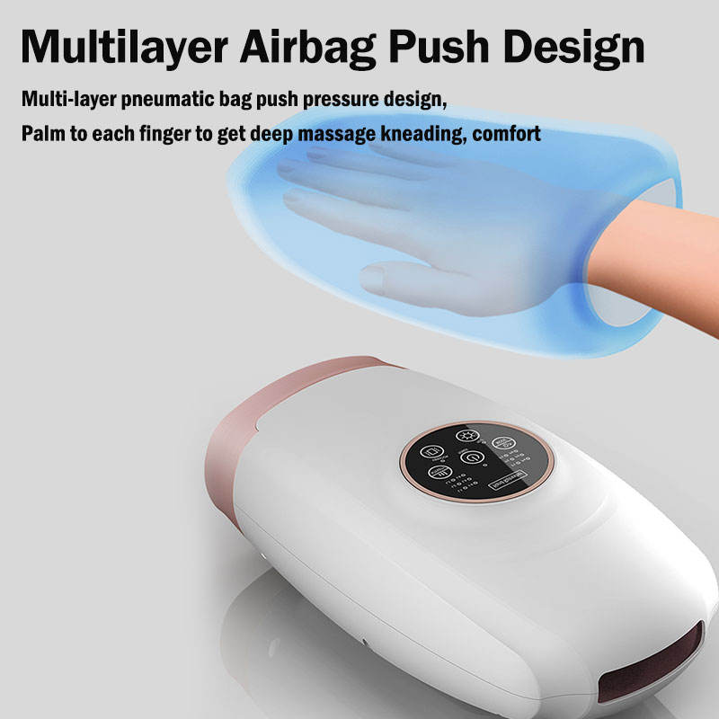 Heating Electric Therapy Hand Massager – Vibrating Acupressure Device for Palm & Wrist Relief - PTCCS
