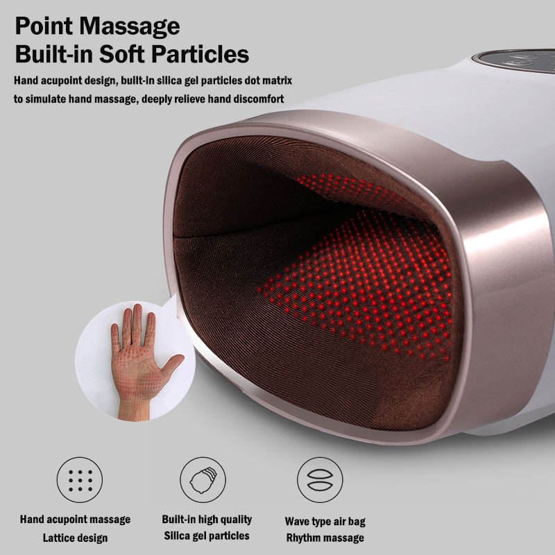 Heating Electric Therapy Hand Massager – Vibrating Acupressure Device for Palm & Wrist Relief - PTCCS