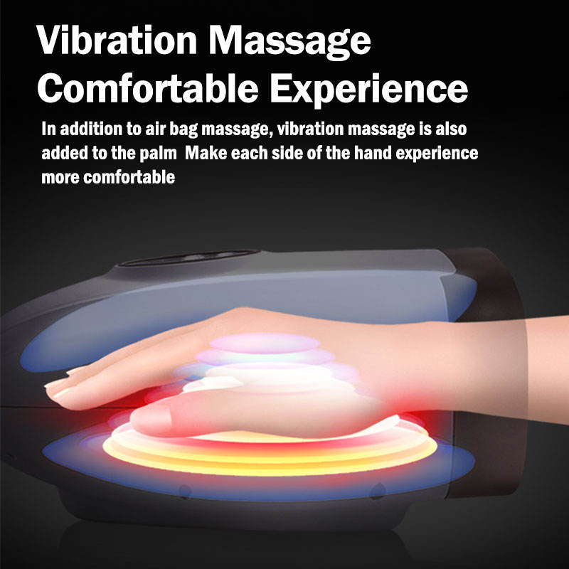 Heating Electric Therapy Hand Massager – Vibrating Acupressure Device for Palm & Wrist Relief - PTCCS
