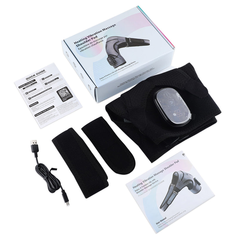 USB Charging Electric Hot Compress Shoulder Massager – Targeted Heat & Vibration Relief for Shoulder Pain - PTCCS