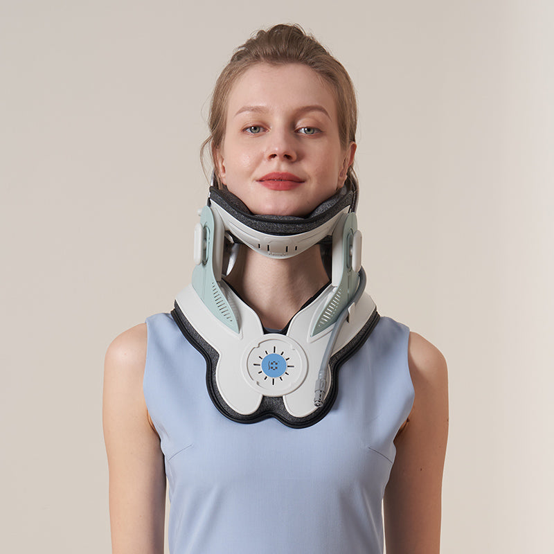Neck and Shoulder Cervical Traction Device – Adjustable Neck Stretcher for Pain Relief and Posture Support - PTCCS