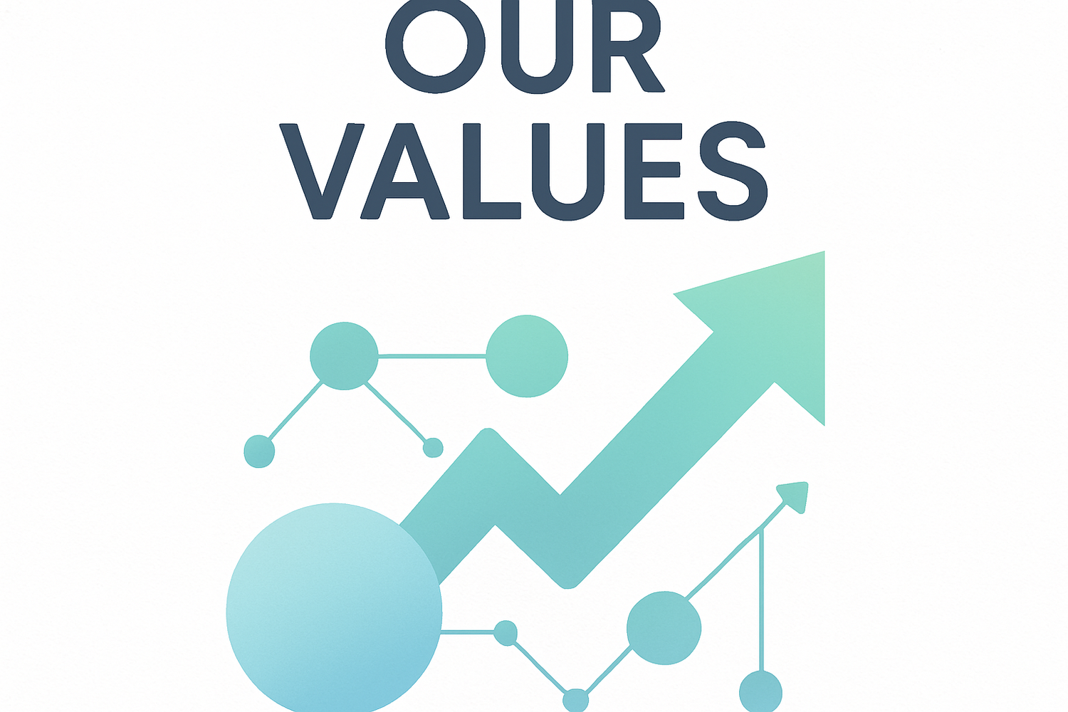 generate an image to use next to the "Our Values" section, make the ratio in portrait.