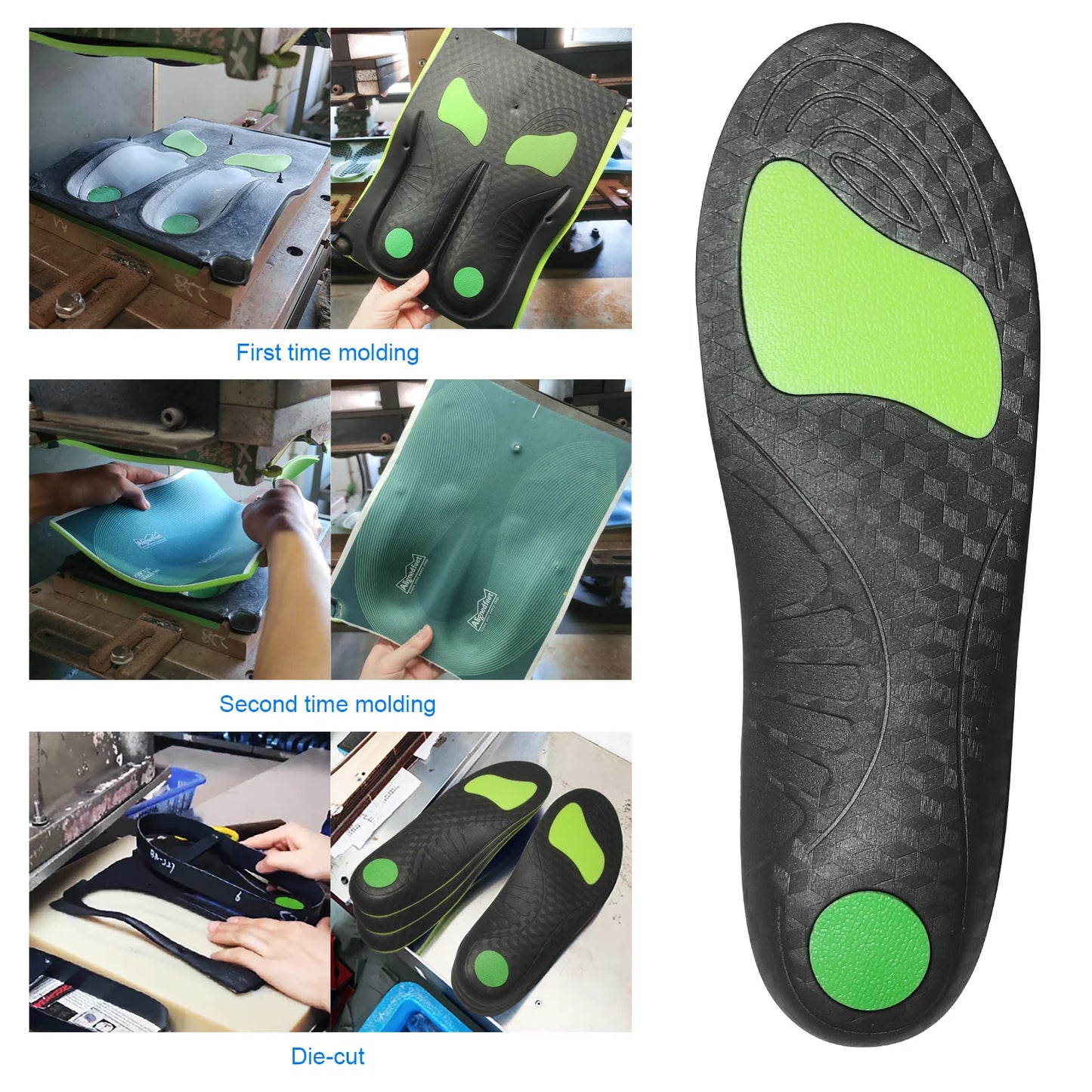 Orthotic Insoles for Flat Feet – Arch Support Inserts for Fallen Arches & Foot Alignment - PTCCS