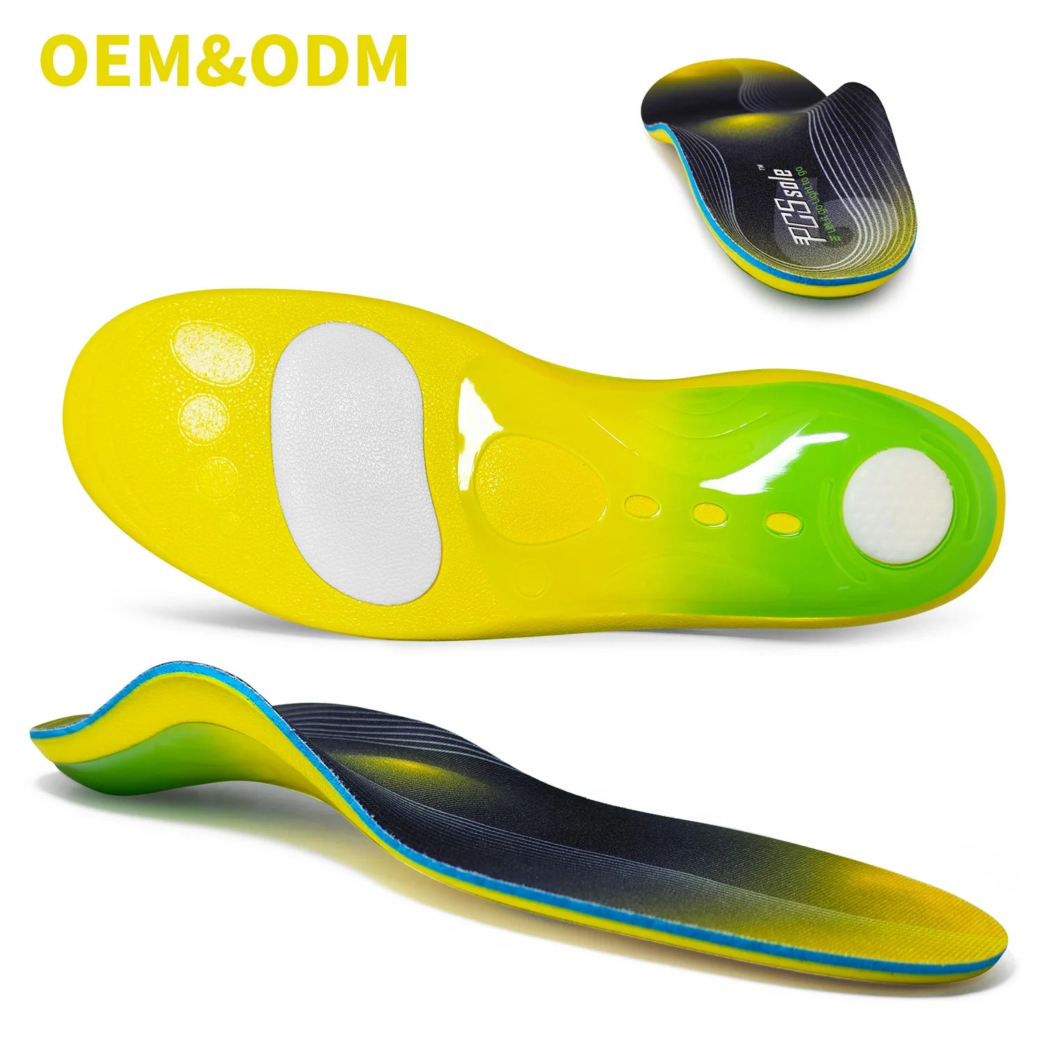 High Arch Support Insoles – Corrective Orthotic Inserts for Overpronation & Pain Relief - PTCCS
