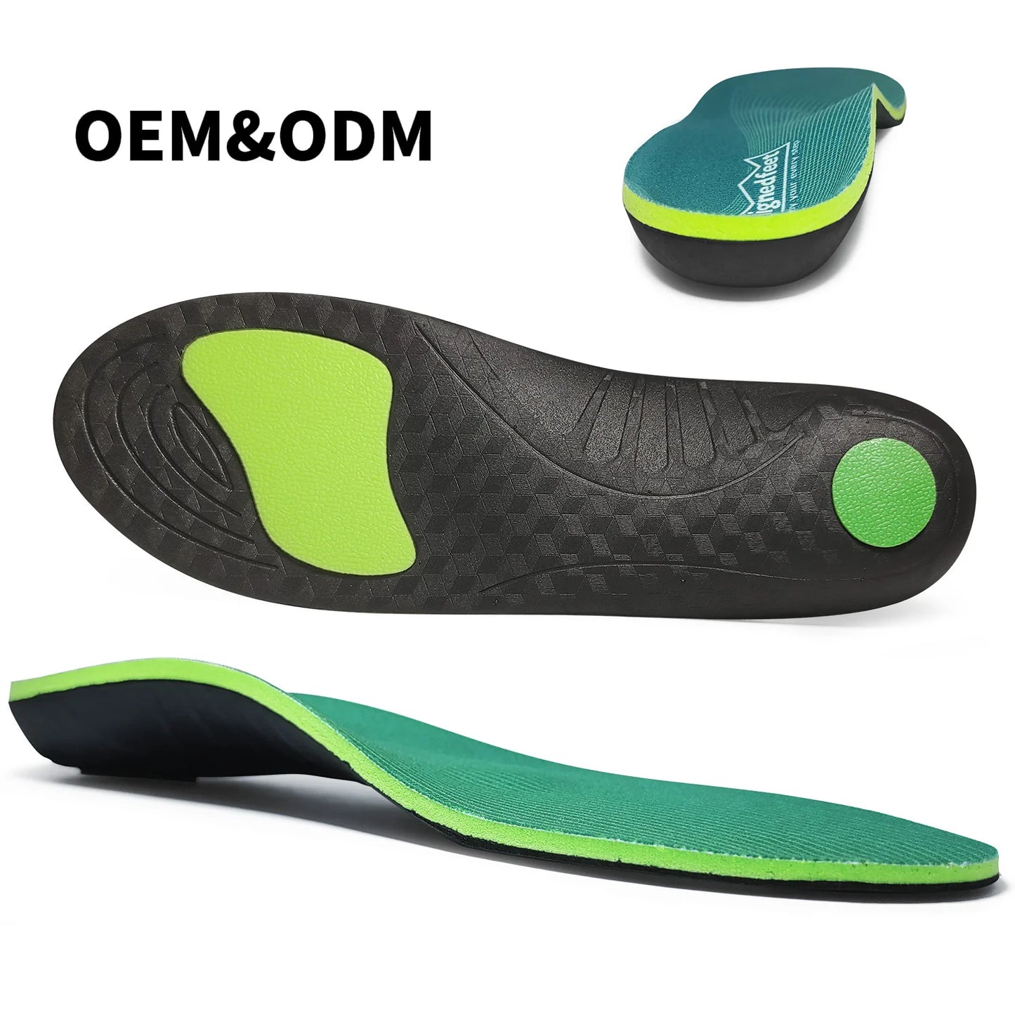 Orthotic Insoles for Flat Feet – Arch Support Inserts for Fallen Arches & Foot Alignment - PTCCS