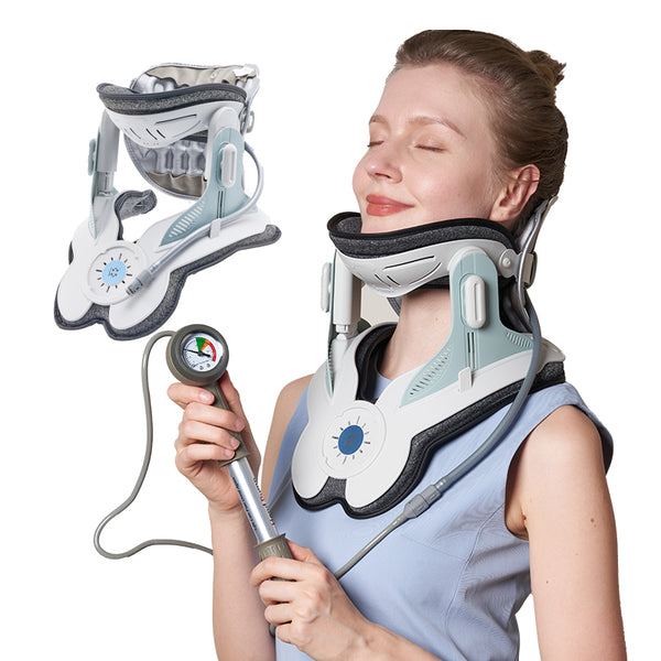 Neck and Shoulder Cervical Traction Device – Adjustable Neck Stretcher for Pain Relief and Posture Support - PTCCS